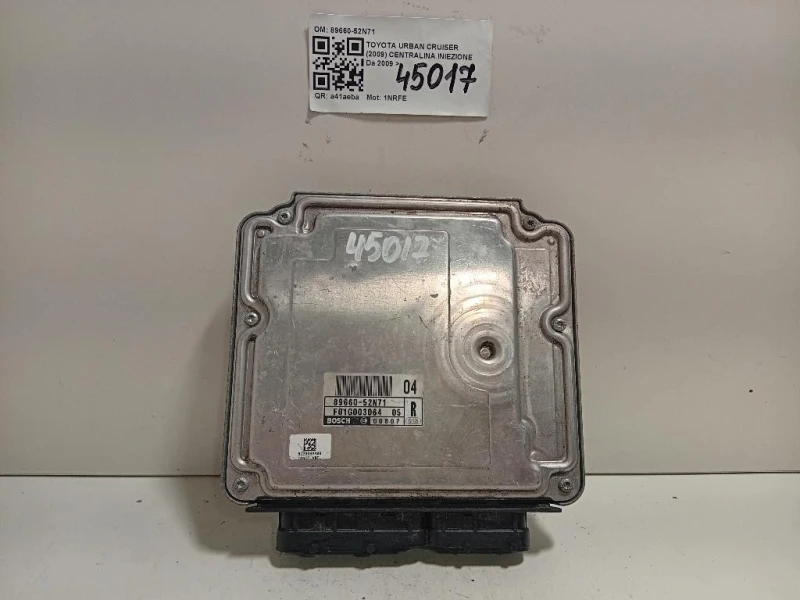 Centralina Iniezione 89660-52N71 Toyota Urban Cruiser 2009