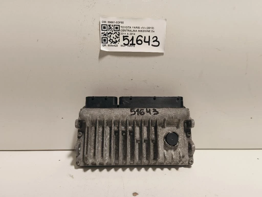 Centralina Iniezione 89661-0DF50 Toyota Yaris IV 2012