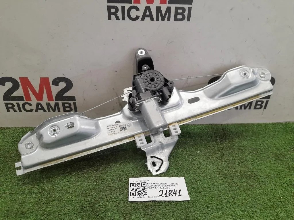 Alzacristallo Porta POST SX 827014EA0A Nissan Qashqai I 2010