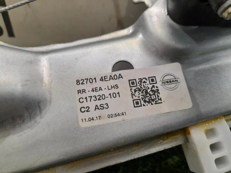 Alzacristallo Porta POST SX 827014EA0A Nissan Qashqai I 2010