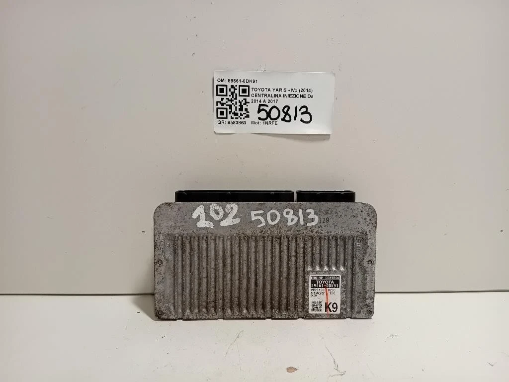 Centralina Iniezione 89661-0DK91 Toyota Yaris IV 2014