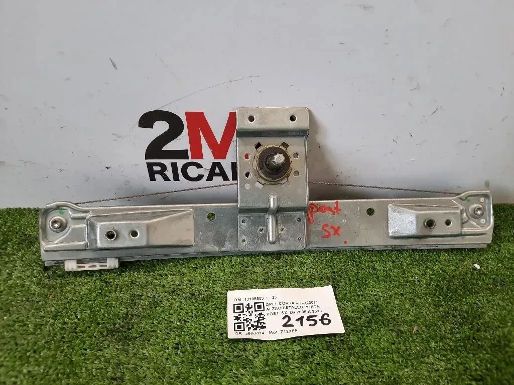 Alzacristallo Porta POST SX 13188503 Opel Corsa D 2007