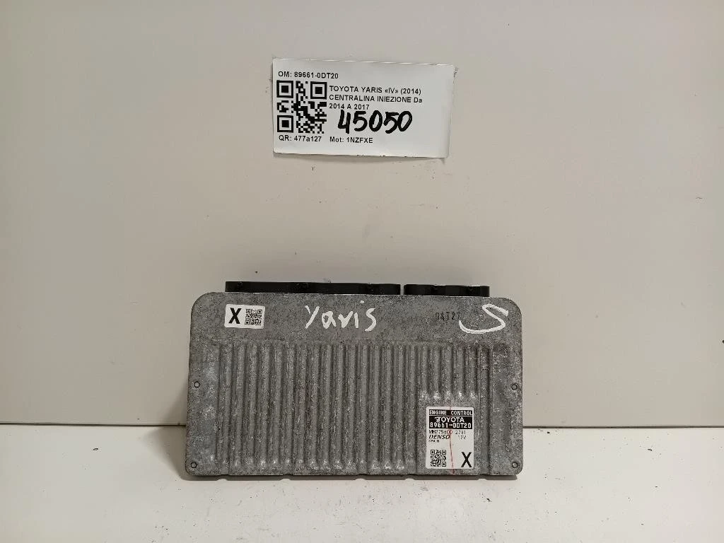 Centralina Iniezione 89661-0DT20 Toyota Yaris IV 2014