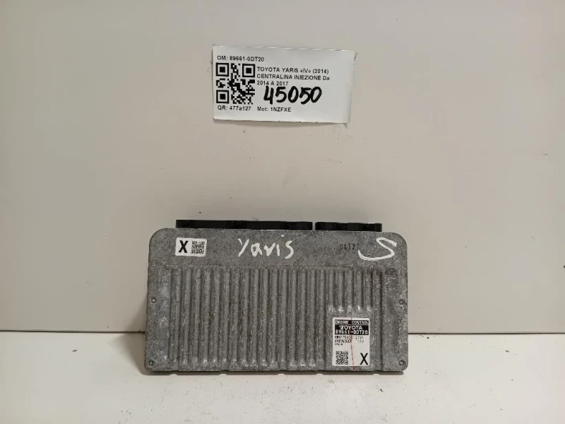 Centralina Iniezione 89661-0DT20 Toyota Yaris IV 2014