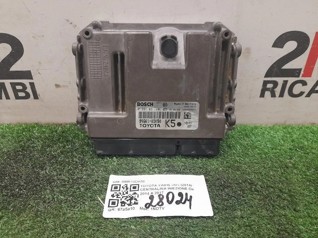 Centralina Iniezione 896610DK50 Toyota Yaris IV 2014