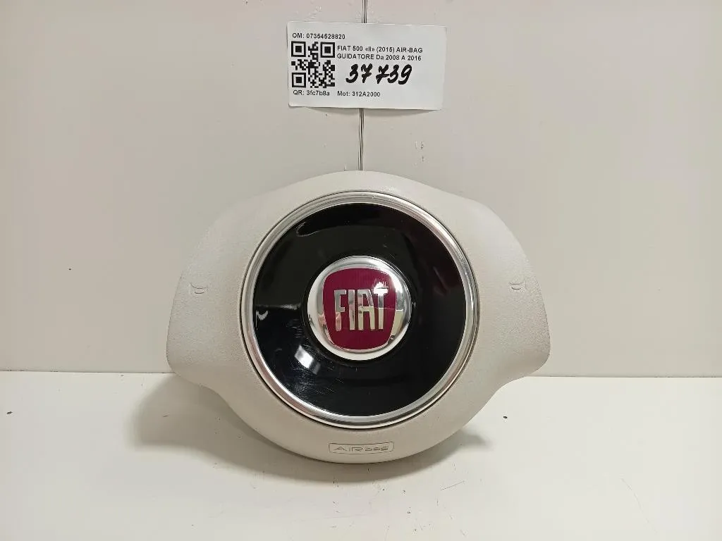Air-bag Guidatore 07354528820 Fiat 500 II 2015
