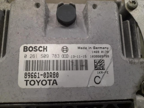 Centralina Iniezione 896610DR80 0261S09783 Toyota Yaris IV 2014