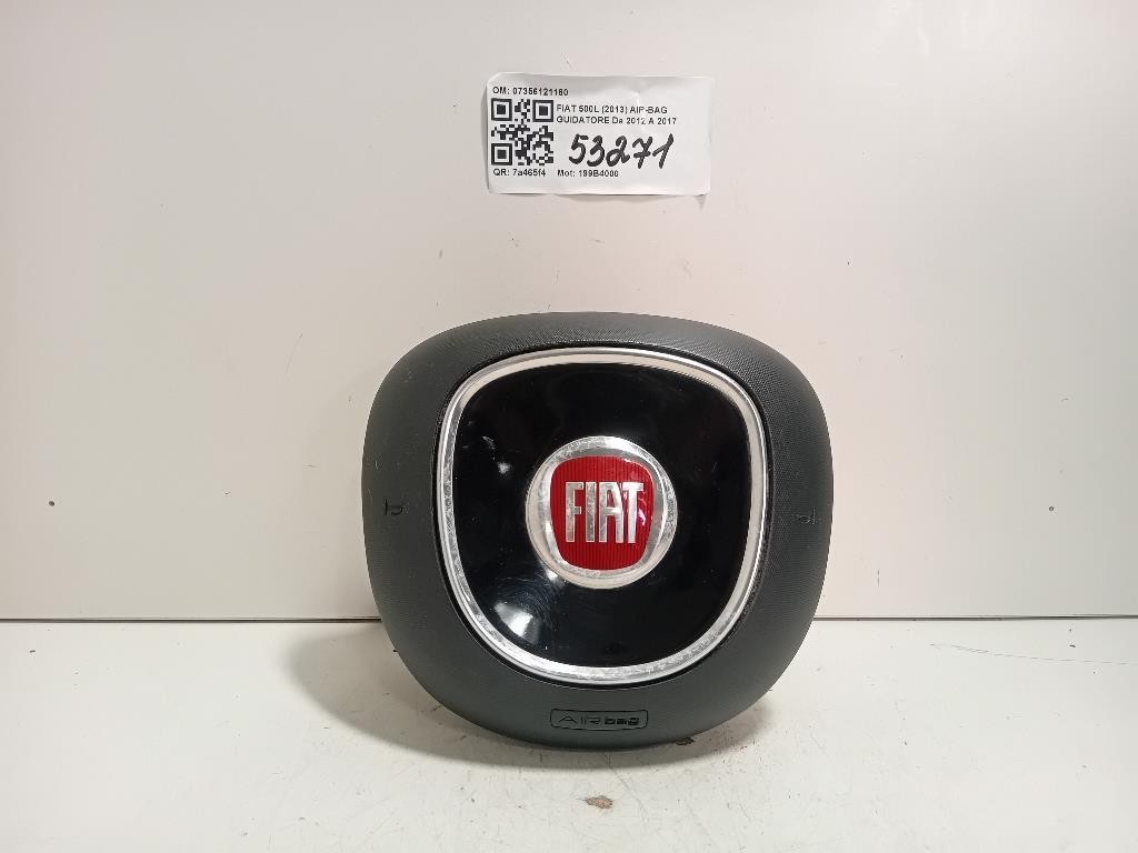 Air-bag Guidatore 07356121160 Fiat 500L 2013