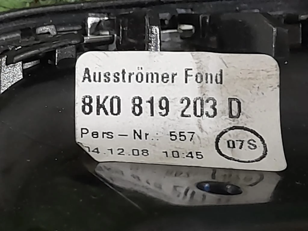 Griglia Condotto ARIA Console Centrale POST POST 8K0819203 D Audi A4 8K5 Avant 2008