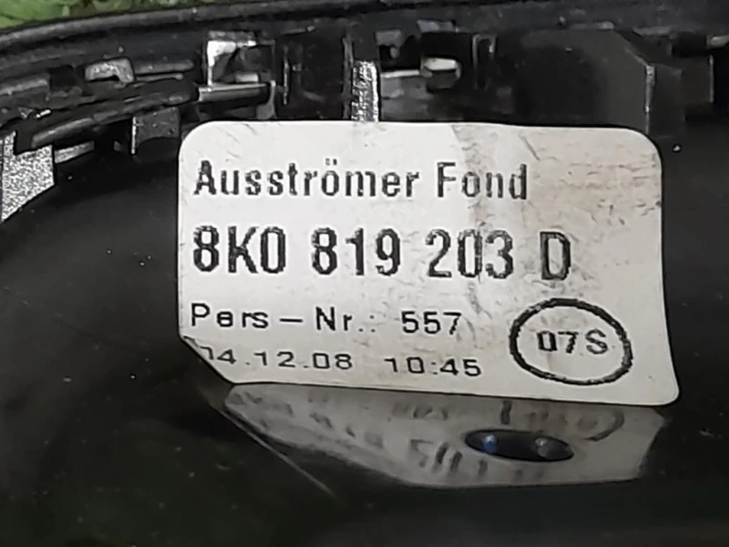 Griglia Condotto ARIA Console Centrale POST POST 8K0819203 D Audi A4 8K5 Avant 2008