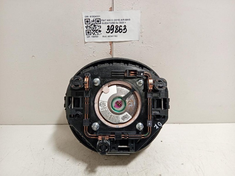 Air-bag Guidatore 61924331 Fiat 500 C 2015