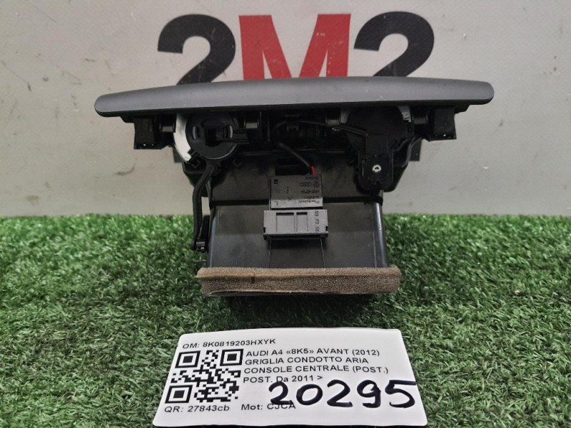 Griglia Condotto ARIA Console Centrale POST POST 8K0819203HXYK Audi A4 8K5 Avant 2012