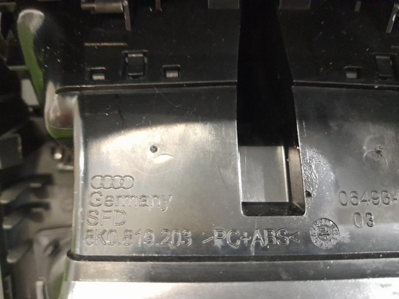 Griglia Condotto ARIA Console Centrale POST POST 8K0819203D Audi A5 8T3 2012