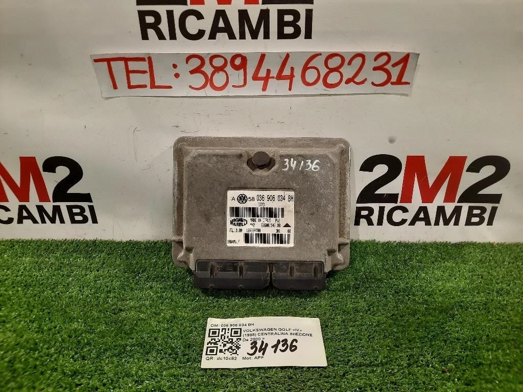 Centralina Iniezione 036 906 034 BH Volkswagen GOLF IV 1998