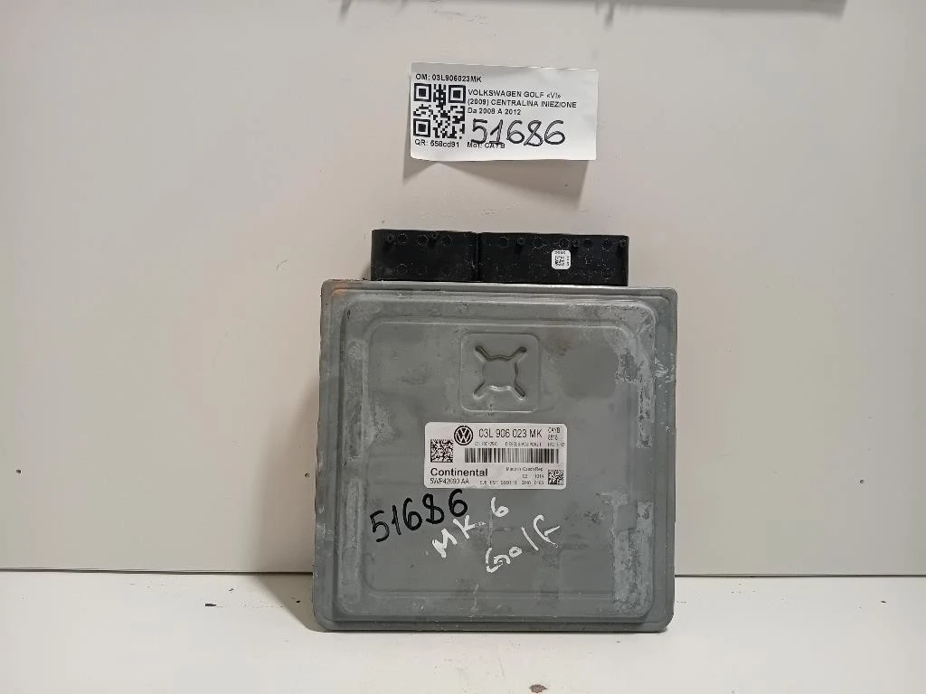 Centralina Iniezione 03L906023MK Volkswagen GOLF VI 2009