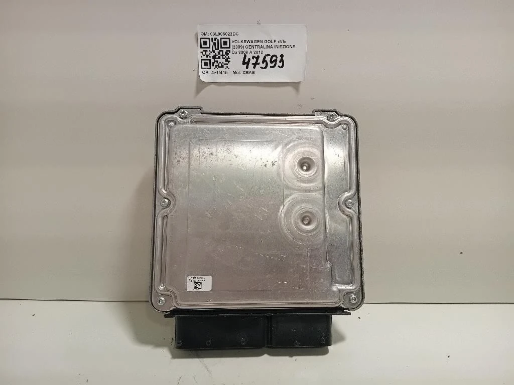 Centralina Iniezione 03L906022GC Volkswagen GOLF VI 2009