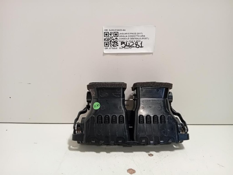 Griglia Condotto ARIA Console Centrale POST POST GJ32-014A22-AA Jaguar E-pace 2017