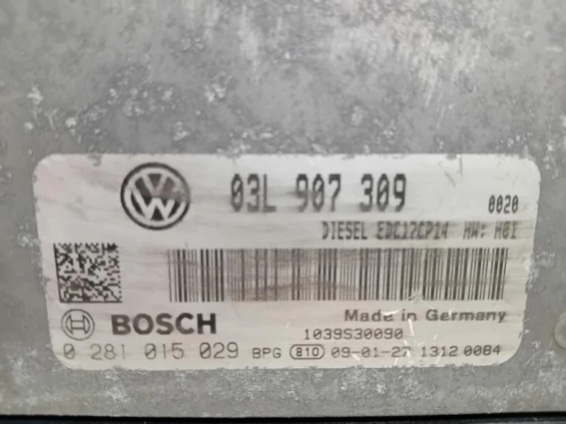 Centralina Iniezione 03L907309 0281015029 Volkswagen GOLF VI 2009