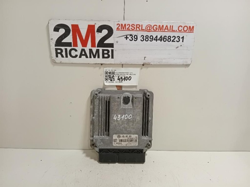 Centralina Iniezione 03L907309 0281015029 Volkswagen GOLF VI 2009