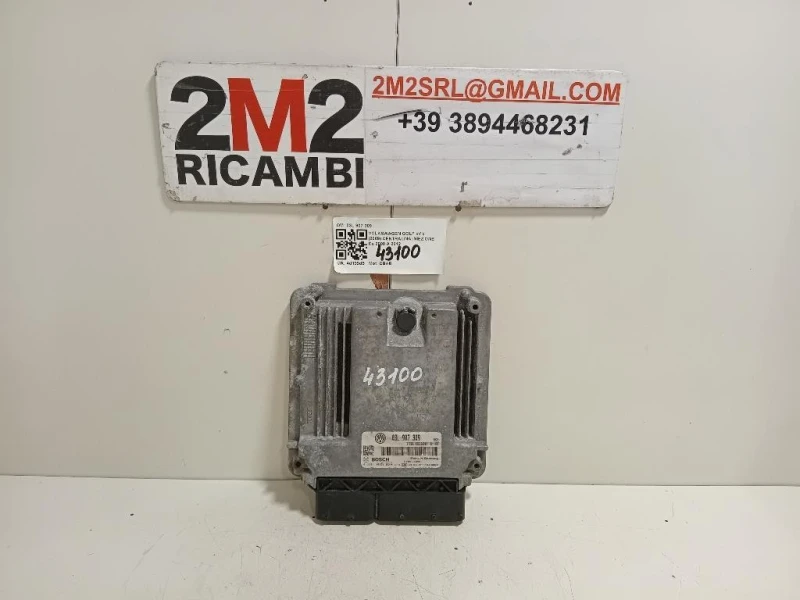 Centralina Iniezione 03L907309 0281015029 Volkswagen GOLF VI 2009
