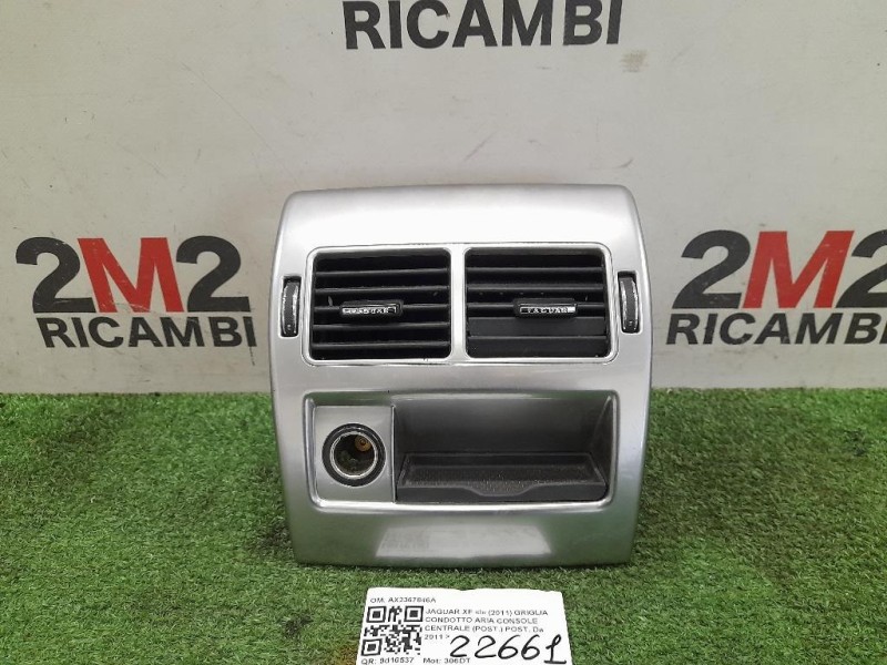 Griglia Condotto ARIA Console Centrale POST POST AX2367846A Jaguar XF I 2011
