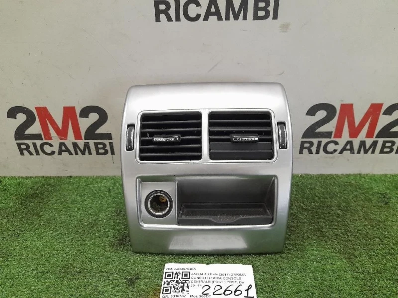 Griglia Condotto ARIA Console Centrale POST POST AX2367846A Jaguar XF I 2011