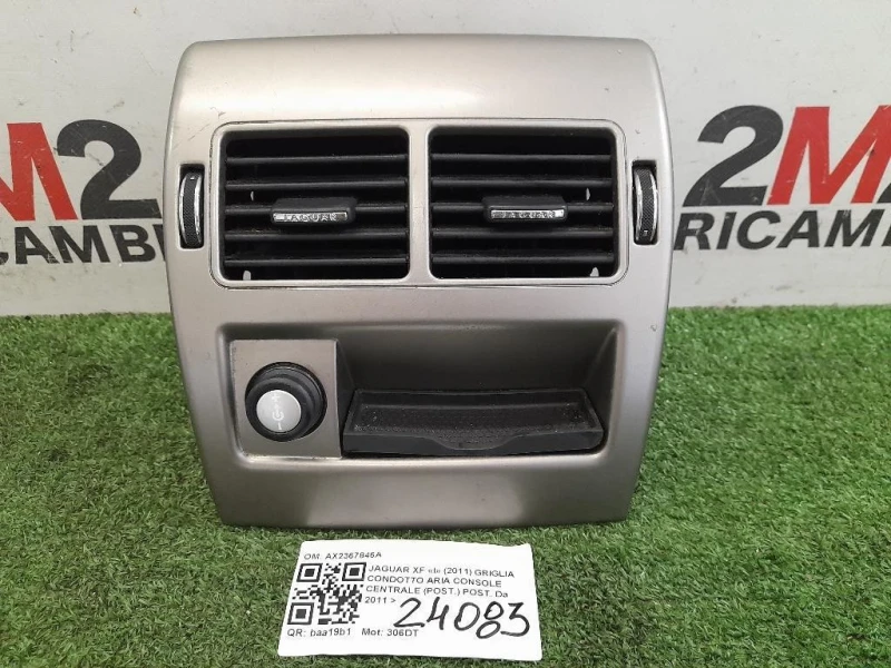 Griglia Condotto ARIA Console Centrale POST POST AX2367846A Jaguar XF I 2011
