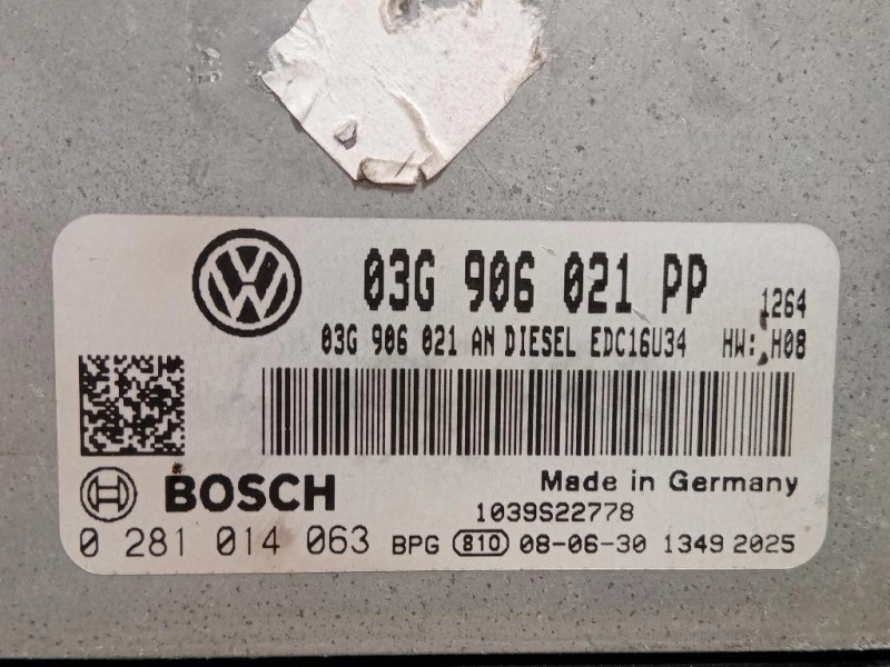 Centralina Iniezione 03G906021PP Volkswagen GOLF VI 2009