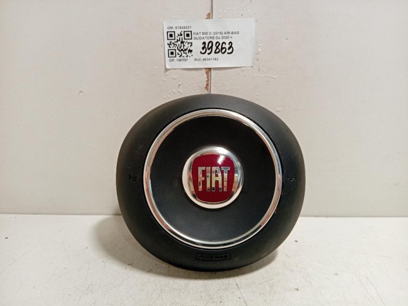 Air-bag Guidatore 61924331 Fiat 500 C 2015