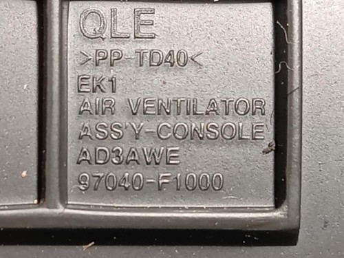 Griglia Condotto ARIA Console Centrale POST POST 97040-F1000 Kia Sportage IV 2018