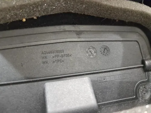 Griglia Condotto ARIA Console Centrale POST POST A2468300003 Mercedes Classe A W176 2015