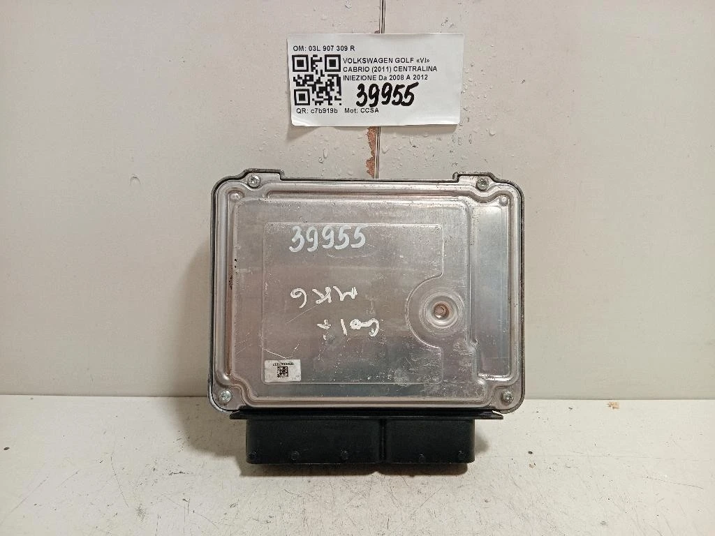 Centralina Iniezione 03L907309R 0281016674 Volkswagen GOLF VI 2009