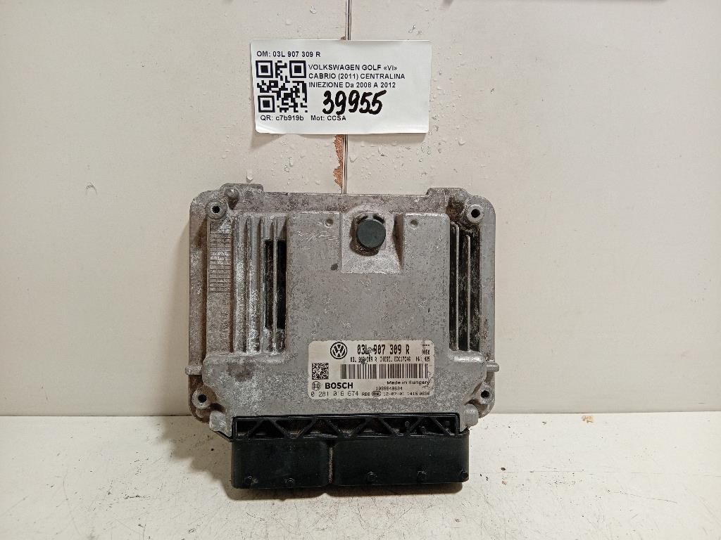 Centralina Iniezione 03L907309R 0281016674 Volkswagen GOLF VI 2009