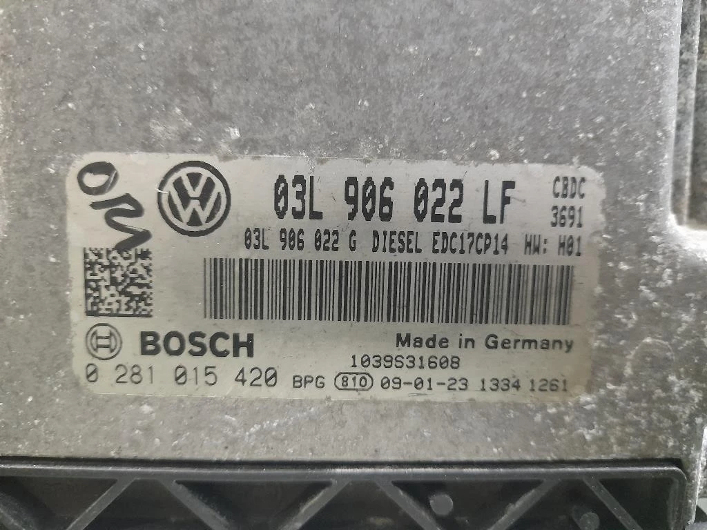 Centralina Iniezione 03L906022LF Volkswagen GOLF VI 2009