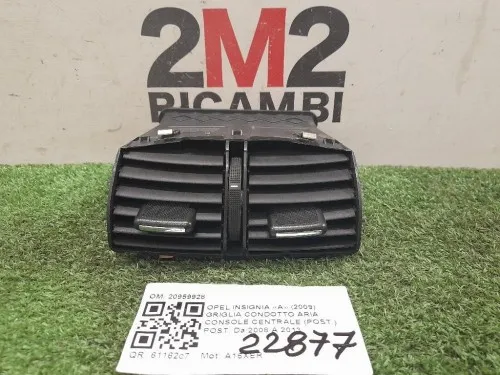 Griglia Condotto ARIA Console Centrale POST POST 20959928 Opel Insignia A 2009