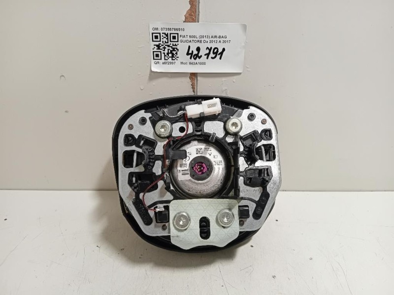 Air-bag Guidatore 07355786510 Fiat 500L 2013