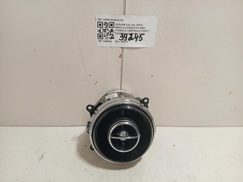 Griglia Condotto ARIA Console Centrale POST POST DX AW93-014A24-AC Jaguar XJ6 III 2003
