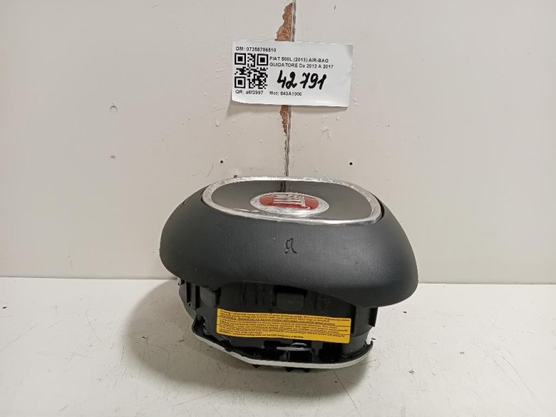 Air-bag Guidatore 07355786510 Fiat 500L 2013