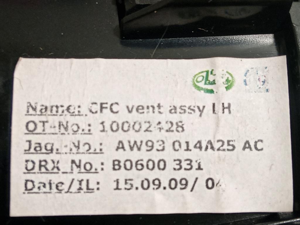 Griglia Condotto ARIA Console Centrale POST POST SX AW93-014A25-AC Jaguar XJ6 III 2003