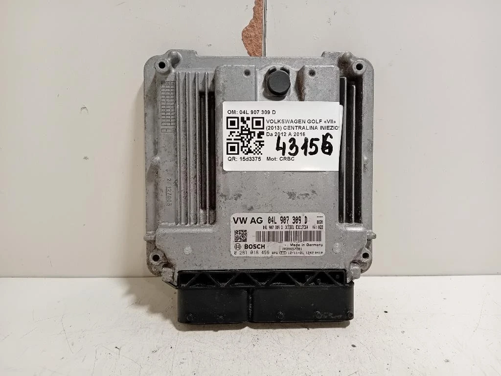 Centralina Iniezione 04L 907 309 D Volkswagen GOLF VII 2013
