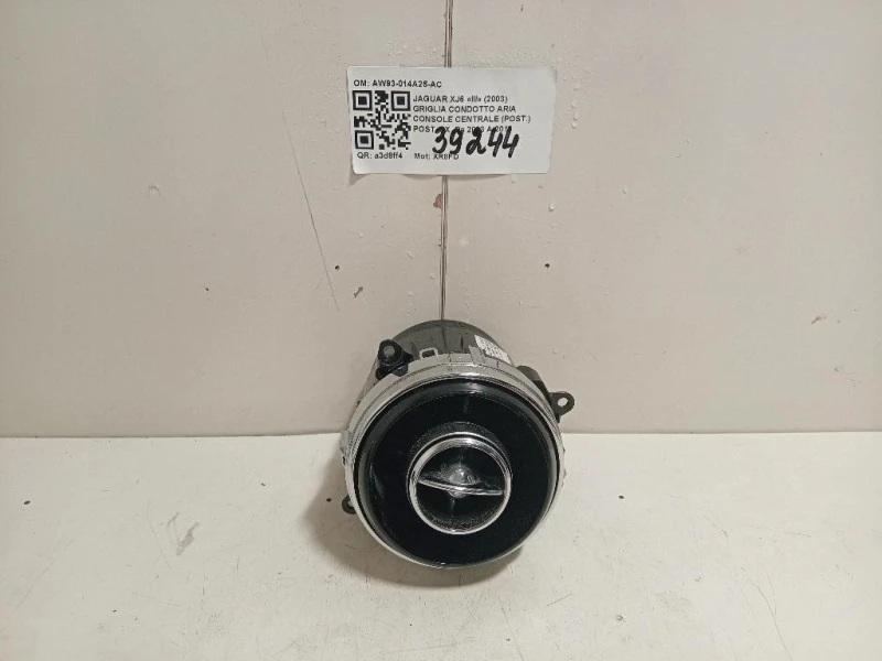 Griglia Condotto ARIA Console Centrale POST POST SX AW93-014A25-AC Jaguar XJ6 III 2003