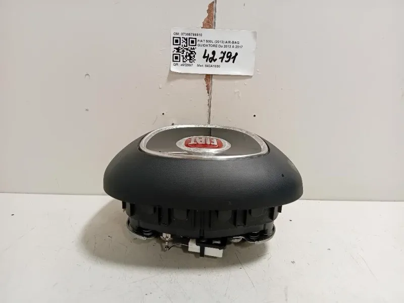 Air-bag Guidatore 07355786510 Fiat 500L 2013