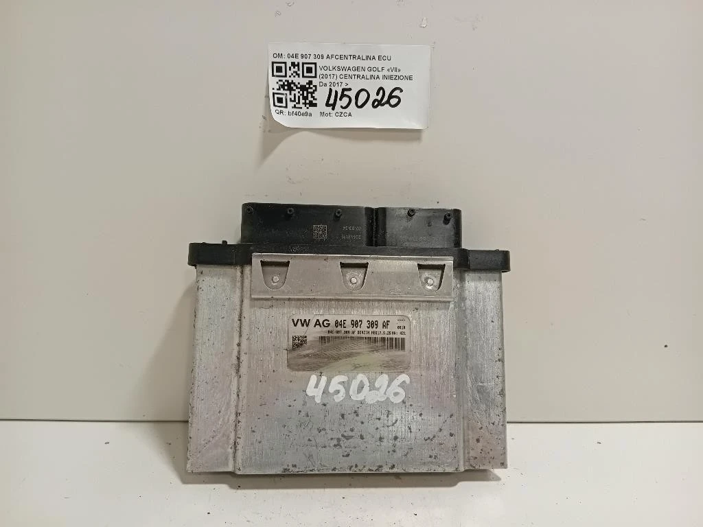 Centralina Iniezione 04E 907 309 AFCENTRALINA ECU Volkswagen GOLF VII 2017