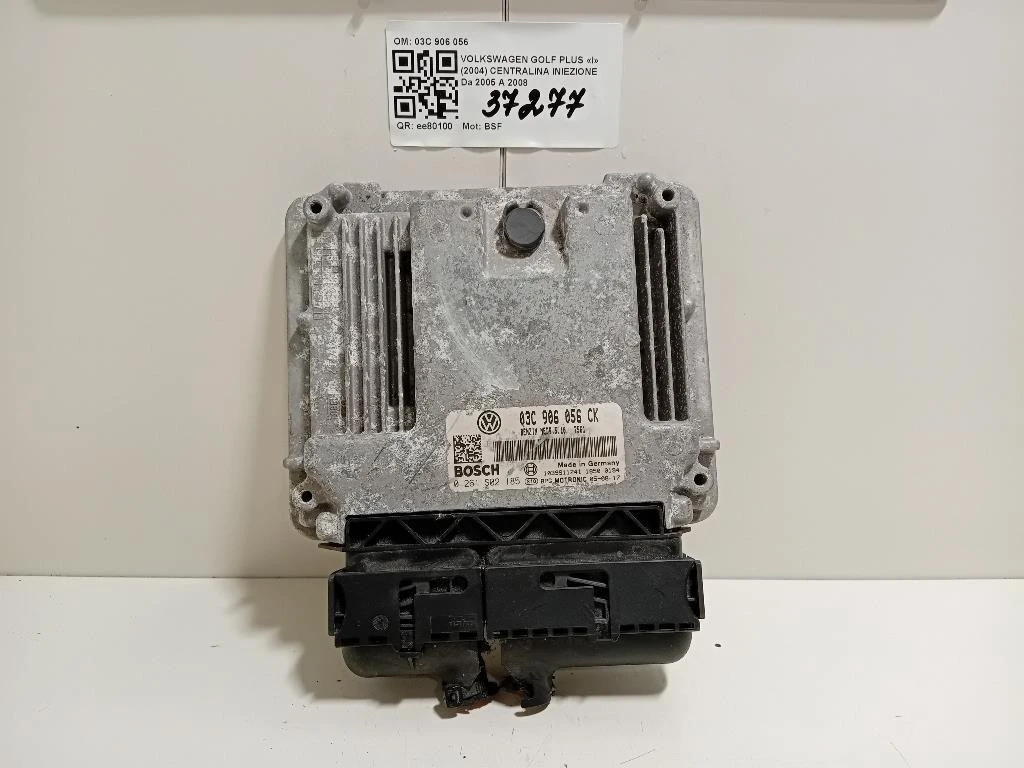 Centralina Iniezione 03C906056 0261S02185 Volkswagen GOLF PLUS I 2004