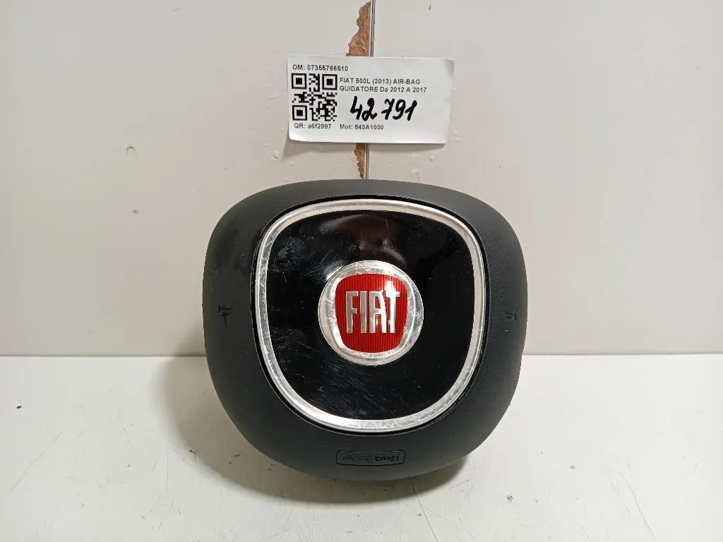 Air-bag Guidatore 07355786510 Fiat 500L 2013