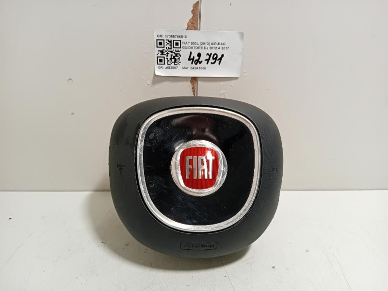 Air-bag Guidatore 07355786510 Fiat 500L 2013
