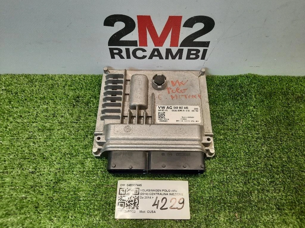Centralina Iniezione 04B907445 ECU MOTORE Volkswagen POLO VI 2014