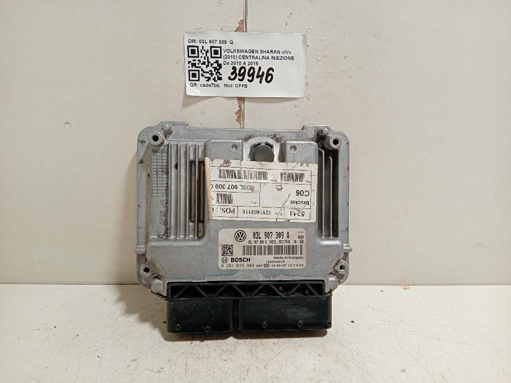 Centralina Iniezione 03L 907 309 Q Volkswagen Sharan IV 2010