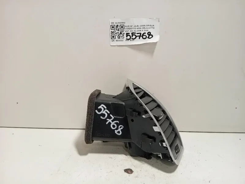 Griglia Condotto ARIA Cruscotto ANT DX 4L0820902 Audi Q7 4LB 2006