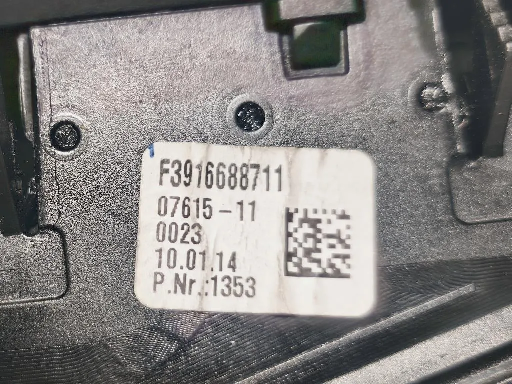 Griglia Condotto ARIA Cruscotto ANT DX F3916688711F591668813 DX+SX Bmw Serie 5 F10 Berlina 2012